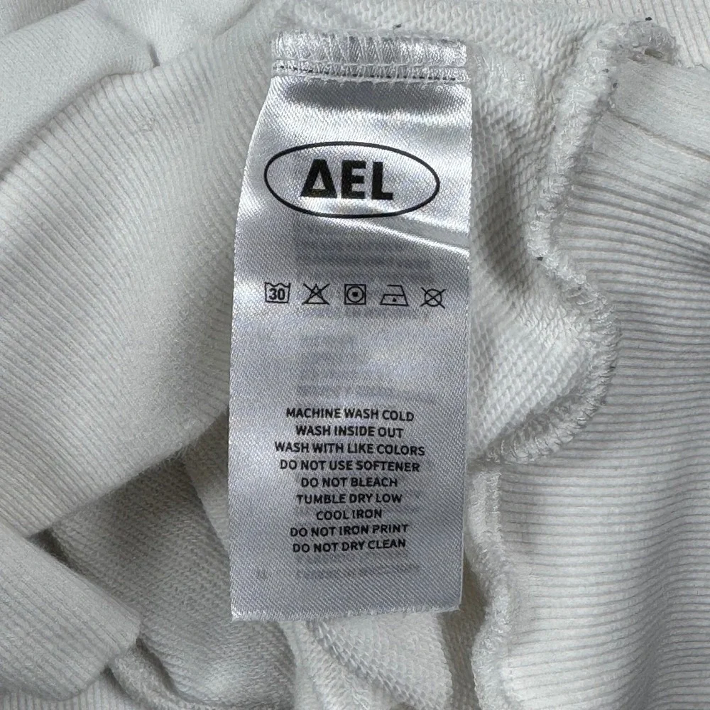 Aelfric Eden Womens Hoodie Size M White Heart Graphic Oversized Boxy Streetwear - Picture 7 of 8